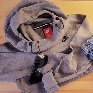 Nike Cowl Neck Hoodie/Sweatshirt - Size Small